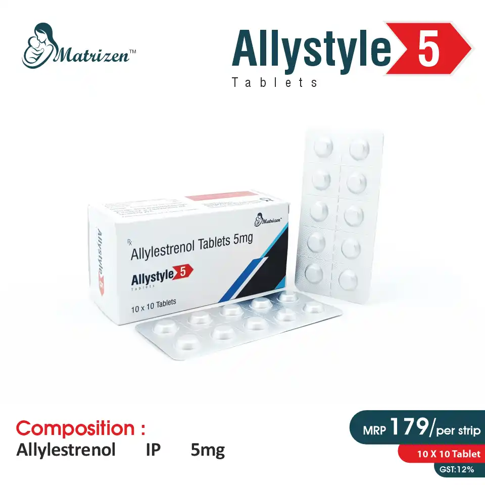 Allylestrenol 5mg Tablet at Best Price in PCD Pharma Franchise for Hormonal Therapy and Progesterone Analog, Pregnancy Support